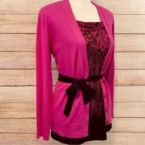 Madison Pink Cardigan Sweater